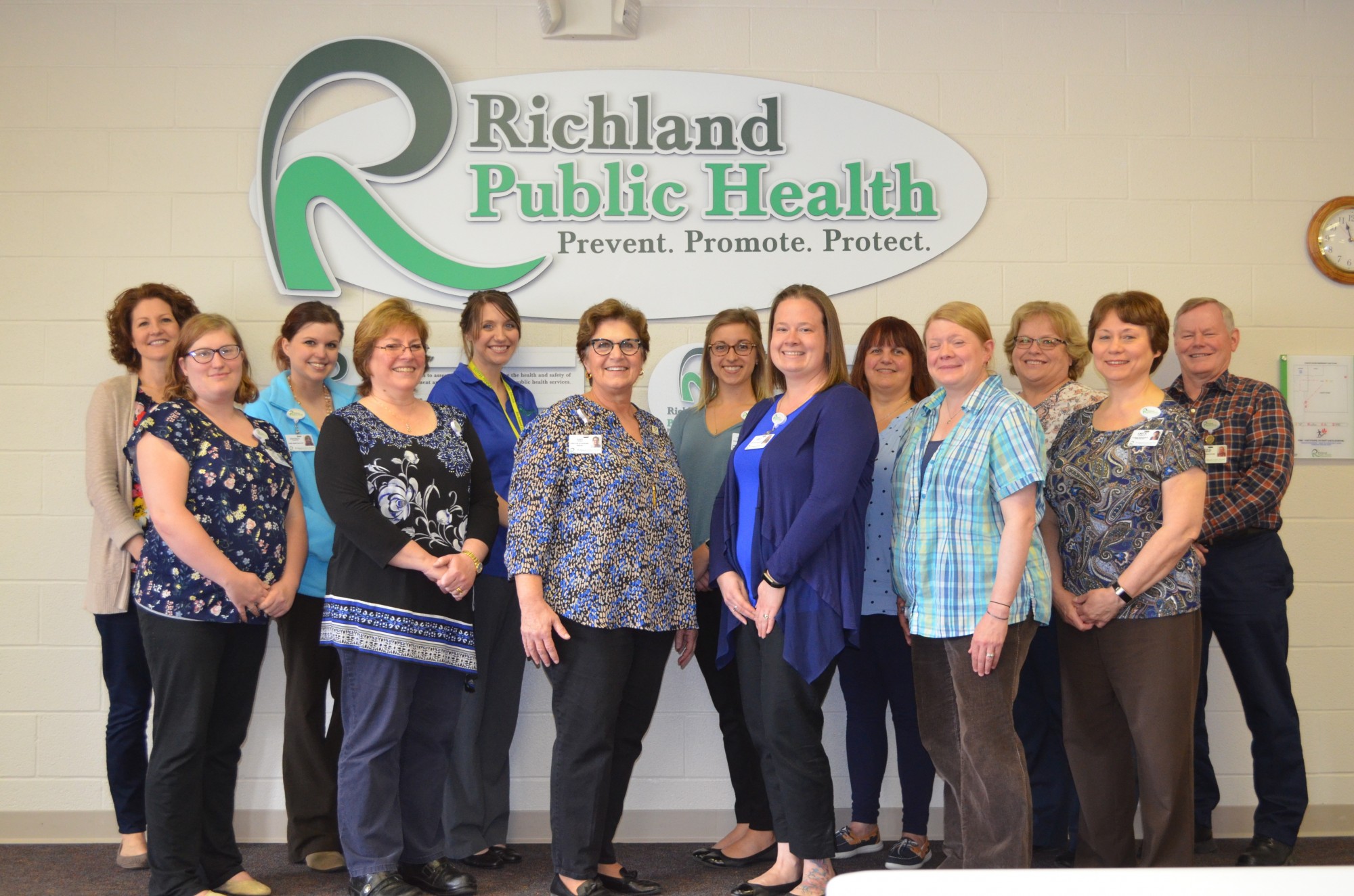 Richland Public Health Wears Blue for Child Abuse Prevention Month