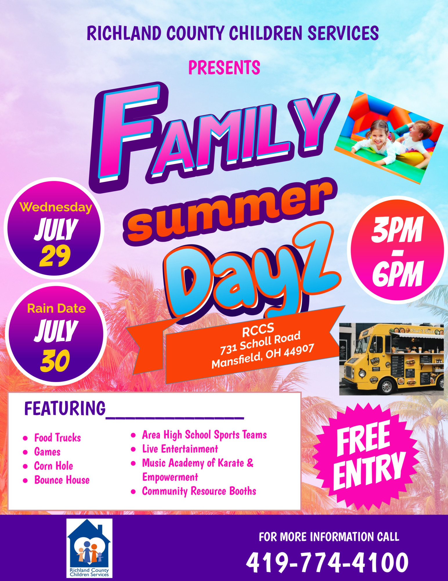 RCCS Family Summer Dayz July 29 
