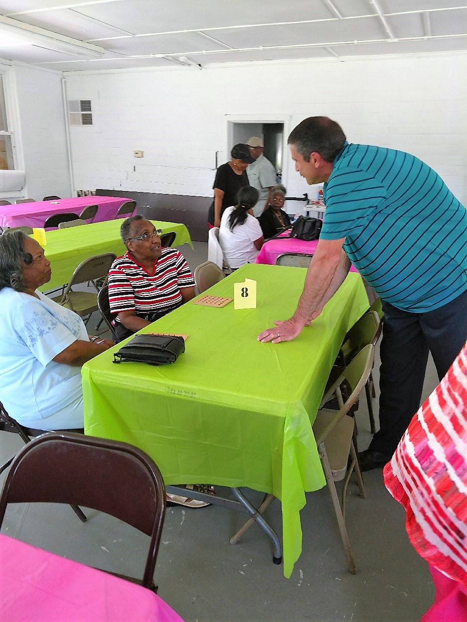 RCCS attends NECIC Elder Program potluck barbeque at Johns Park in the park pavilion. 